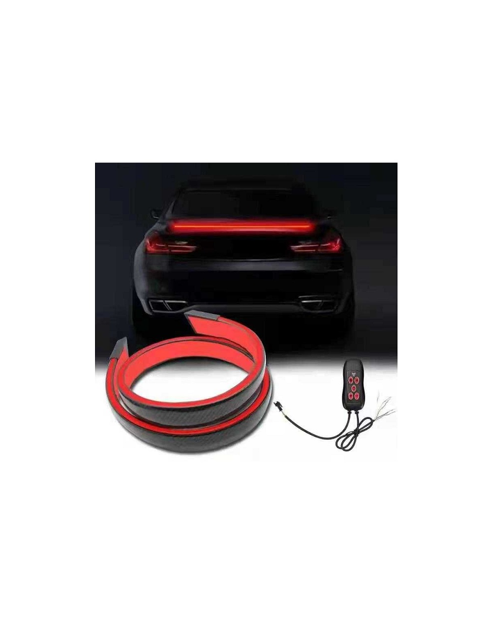 Ταινία LED – Car Tail Light Strip – 12V – 90cm – Red