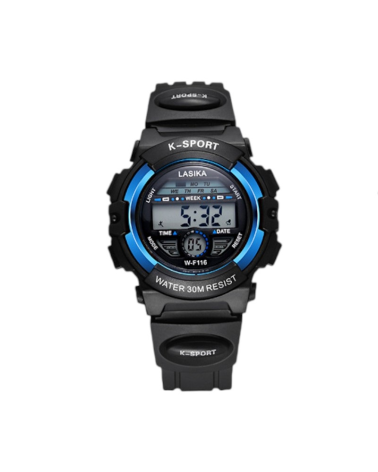 Ψηφιακό ρολόι χειρός - LS116 - Lasika - 817407 - Black/Blue