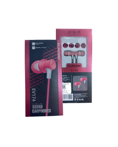 Ενσύρματα ακουστικά - EV-174 - 551212 - Pink