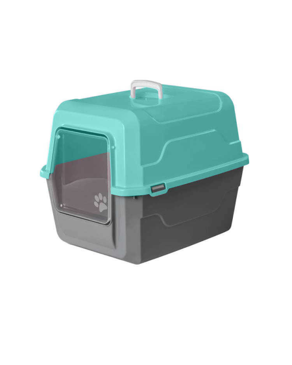Λεκάνη γάτας κλειστή - Catbus - 52x37x48cm - Green