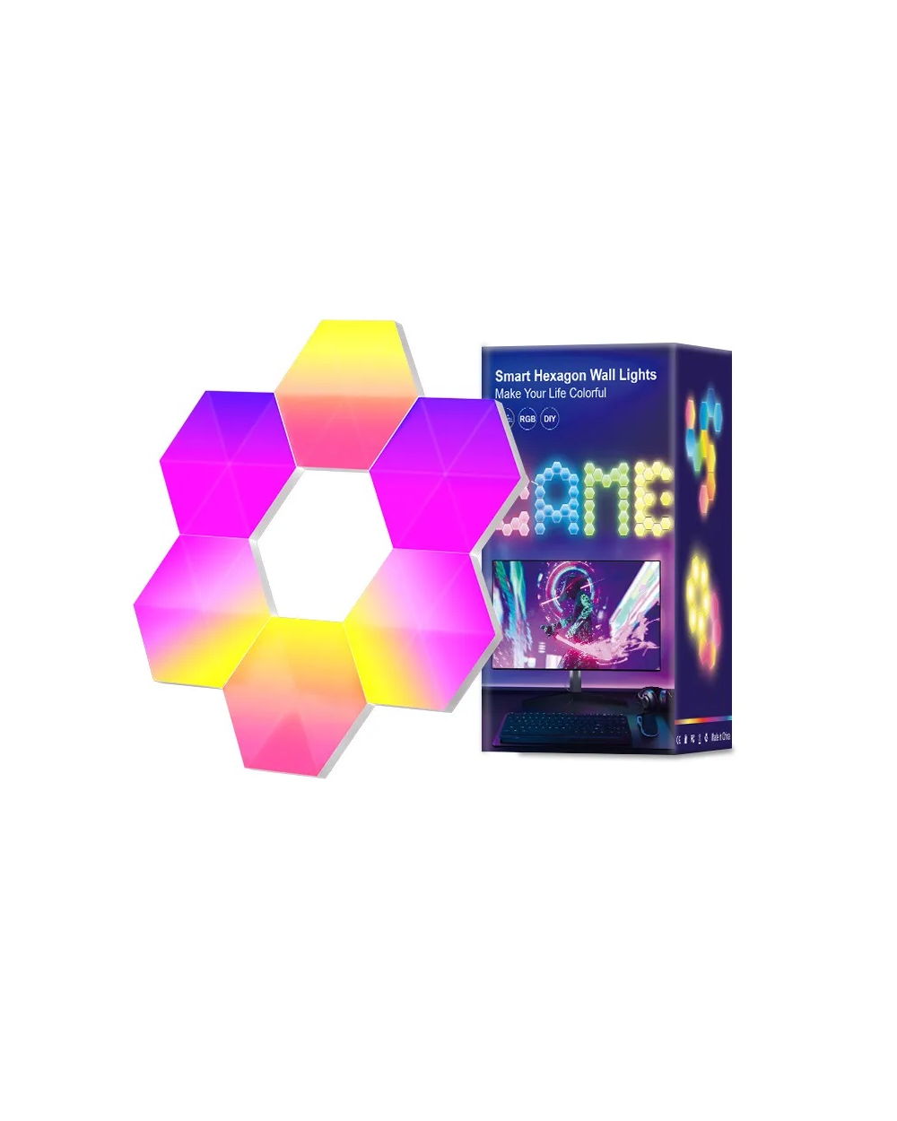 Smart φωτιστικό DIY Bluetooth ατμοσφαιρικό