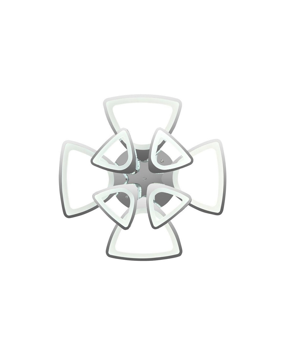 Φωτιστικό οροφής LED - Πλαφονιέρα με Dimmer - 5133-8WH+RGB