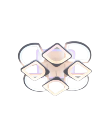 Φωτιστικό οροφής LED - Πλαφονιέρα με Dimmer - 5136-8WH+RGB