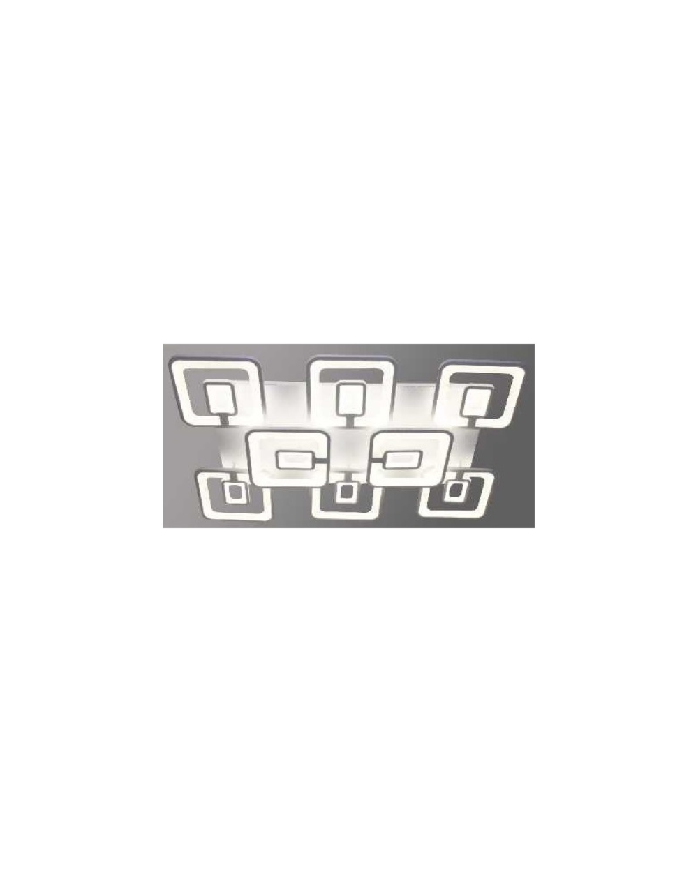 Φωτιστικό οροφής LED - Πλαφονιέρα με Dimmer - 5145-8WH