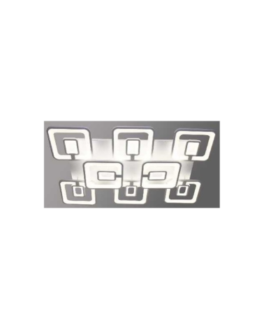 Φωτιστικό οροφής LED - Πλαφονιέρα με Dimmer - 5145-8WH