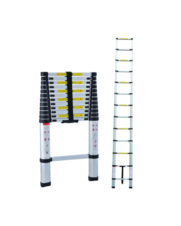 Πτυσσόμενη σκάλα αλουμινίου - 100 - 3.8m