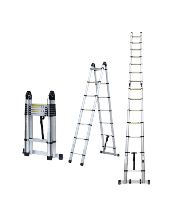 Πτυσσόμενη πολυμορφική σκάλα αλουμινίου - 103 - 6.4m