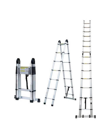 Πτυσσόμενη πολυμορφική σκάλα αλουμινίου - 103 - 6.4m