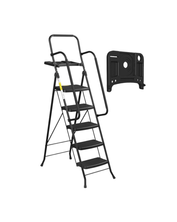Πτυσσόμενη σκάλα σιδερένια με λαβές - 206
