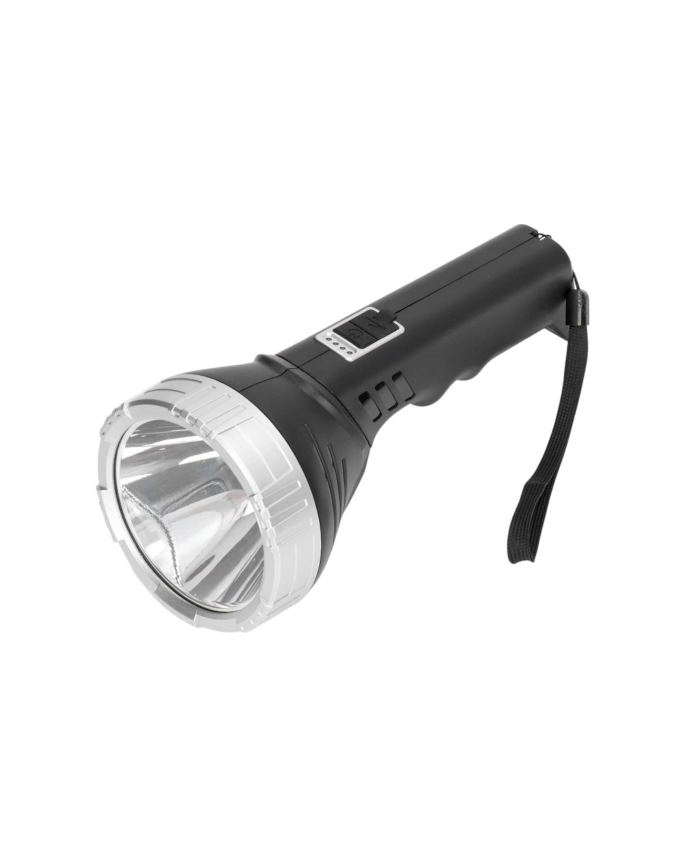 Επαναφορτιζόμενος φακός LED - 88069 - 182752 - Black/Silver