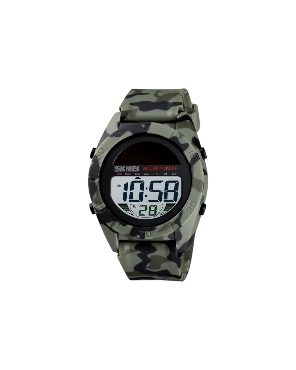 Ψηφιακό ρολόι χειρός ηλιακό - Skmei - 1592 - Army Green