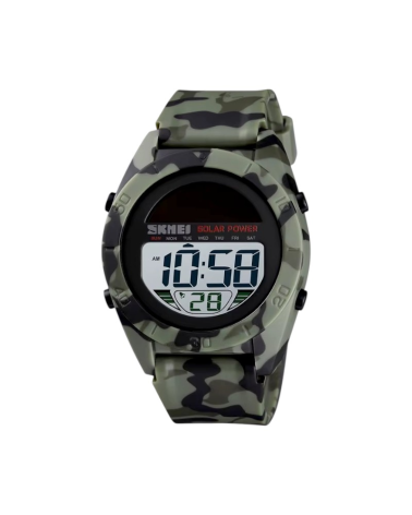Ψηφιακό ρολόι χειρός ηλιακό - Skmei - 1592 - Army Green