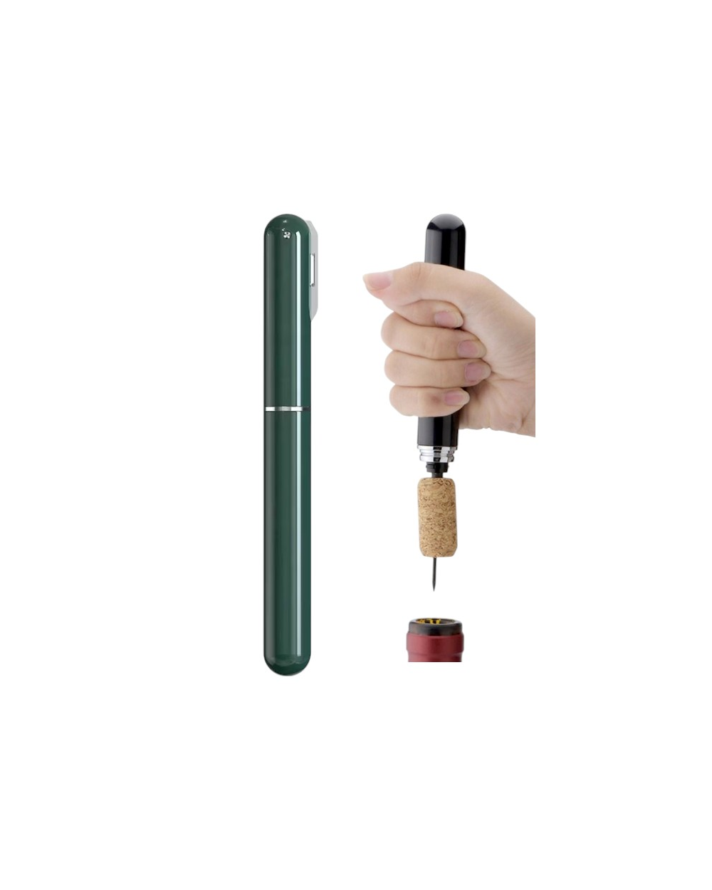 Ανοιχτήρι κρασιού με πίεση αέρος - Τιρμπουσόν - KH1-002101 - 812549 - Green