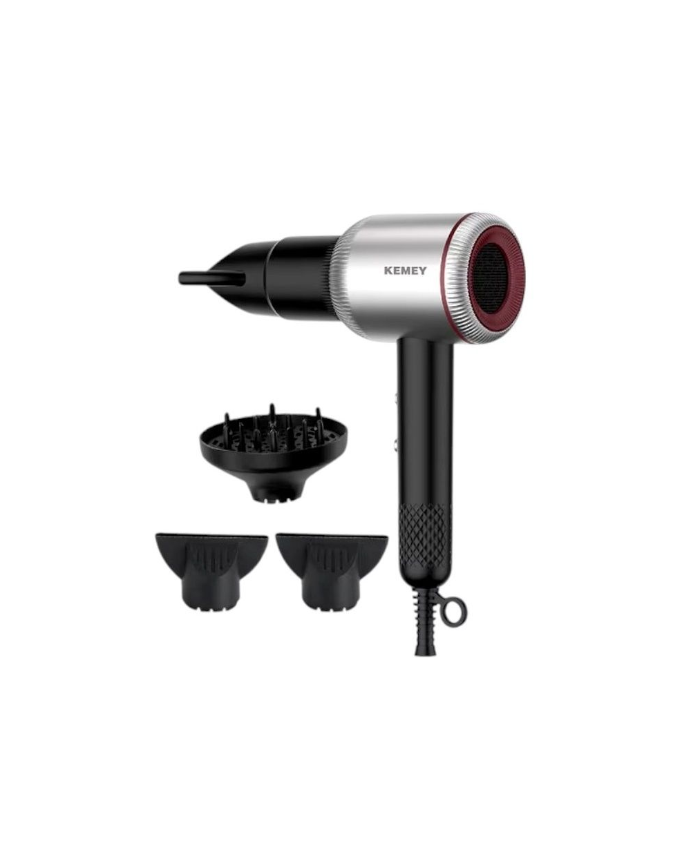 Πιστολάκι μαλλιών - KM-6898 - Kemei - Silver