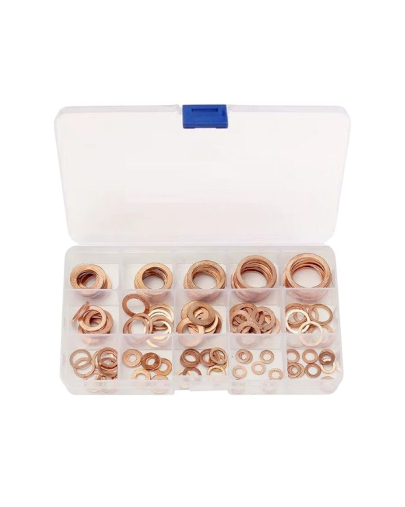 Σετ χάλκινες ροδέλες στεγανοποίησης - 150pcs