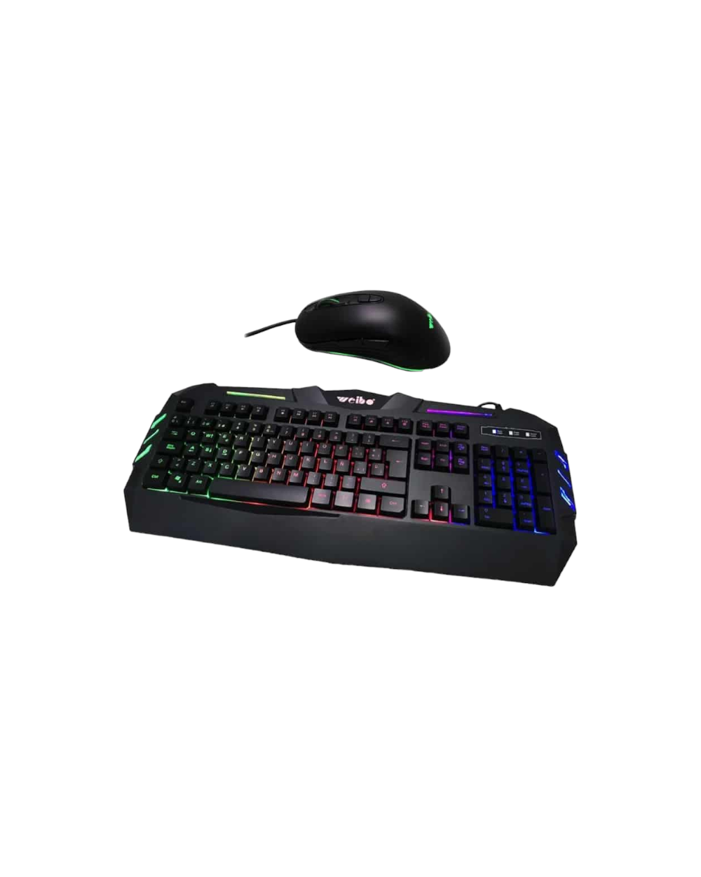 Ενσύρματο πληκτρολόγιο και ποντίκι Gaming - LED RGB - WB520 - Weibo
