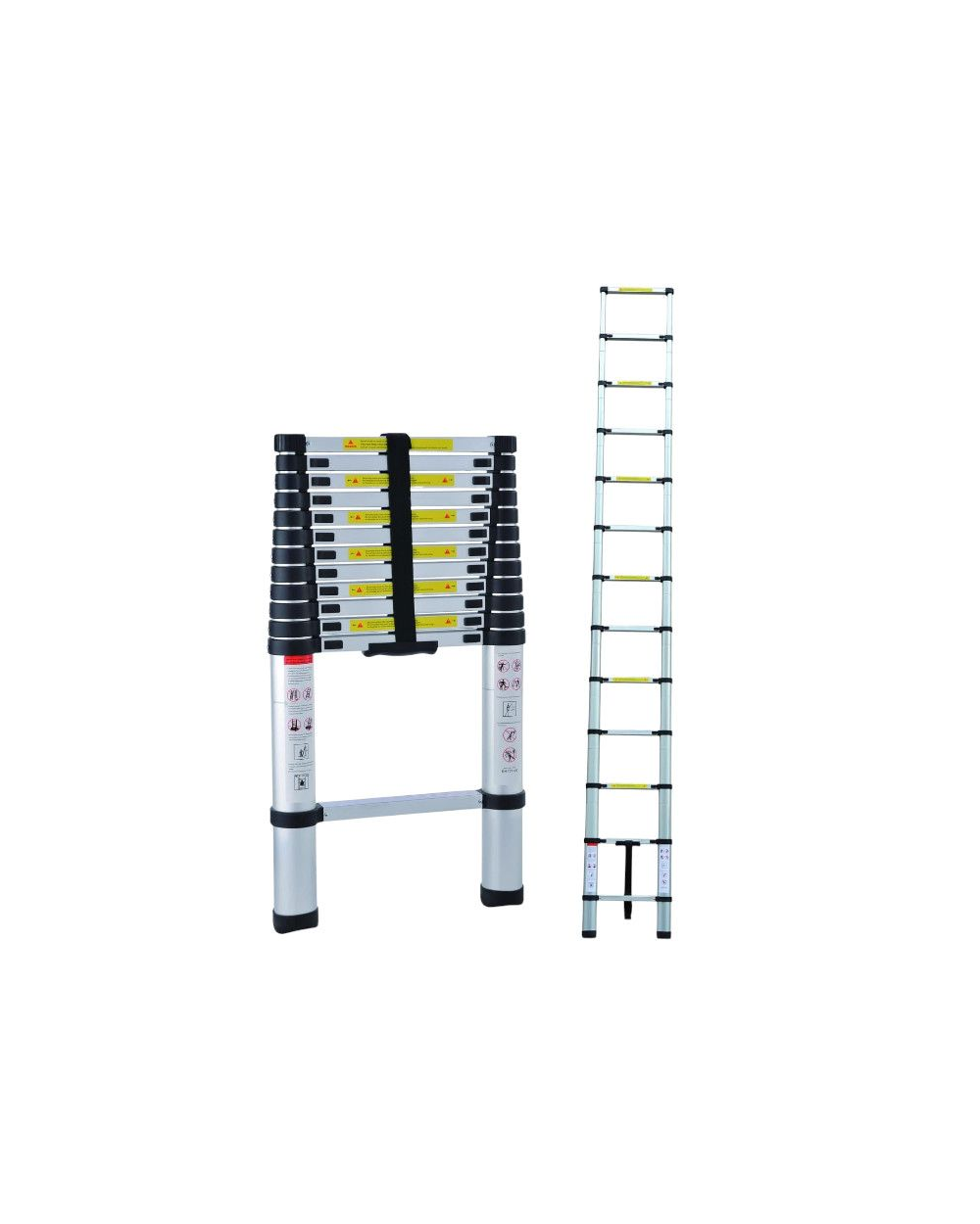 Πτυσσόμενη σκάλα αλουμινίου - 100 - 4.4m