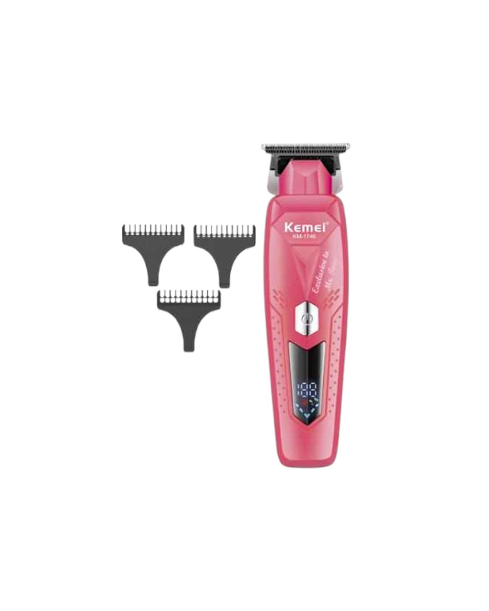 Κουρευτική μηχανή & trimmer - KM-1746 - Kemei - Red