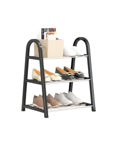 Ραφιέρα παπουτσιών 3 επιπέδων - YH8810-3 - 522428 - Black