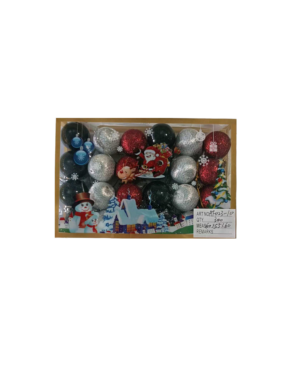 Σετ Χριστουγεννιάτικες μπάλες - 3cm - 24pcs