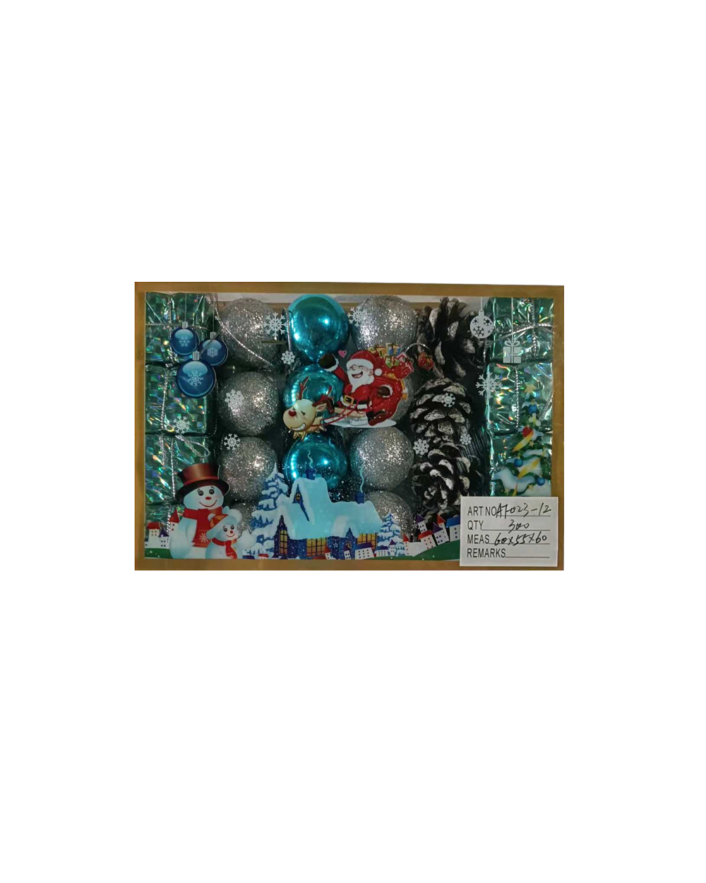 Σετ Χριστουγεννιάτικες μπάλες - 3cm - 24pcs