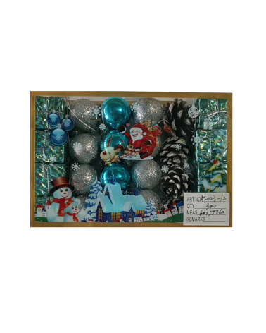 Σετ Χριστουγεννιάτικες μπάλες - 3cm - 24pcs
