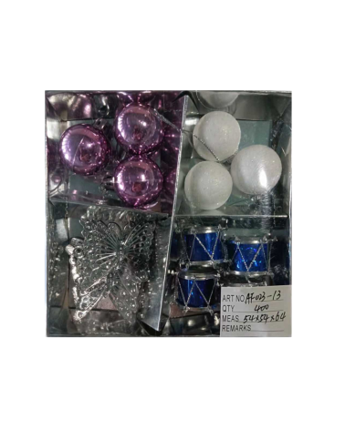 Σετ Χριστουγεννιάτικα στολίδια - 2.5cm - 14pcs