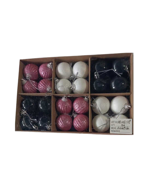 Σετ Χριστουγεννιάτικες μπάλες - 4cm - 24pcs