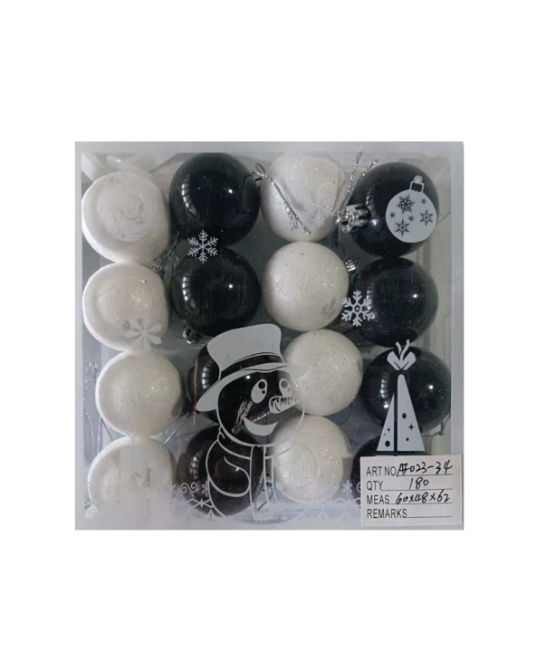 Σετ Χριστουγεννιάτικες μπάλες - 4cm - 16pcs