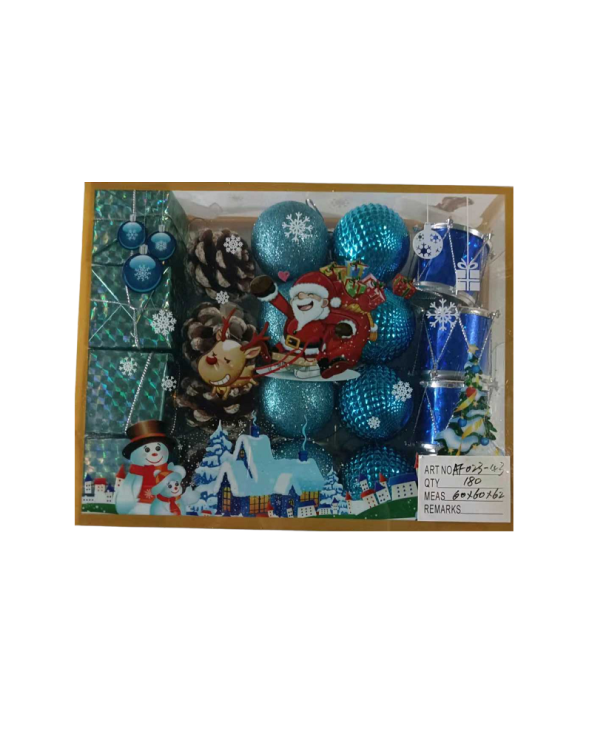 Σετ Χριστουγεννιάτικα στολίδια - 4cm - 20pcs