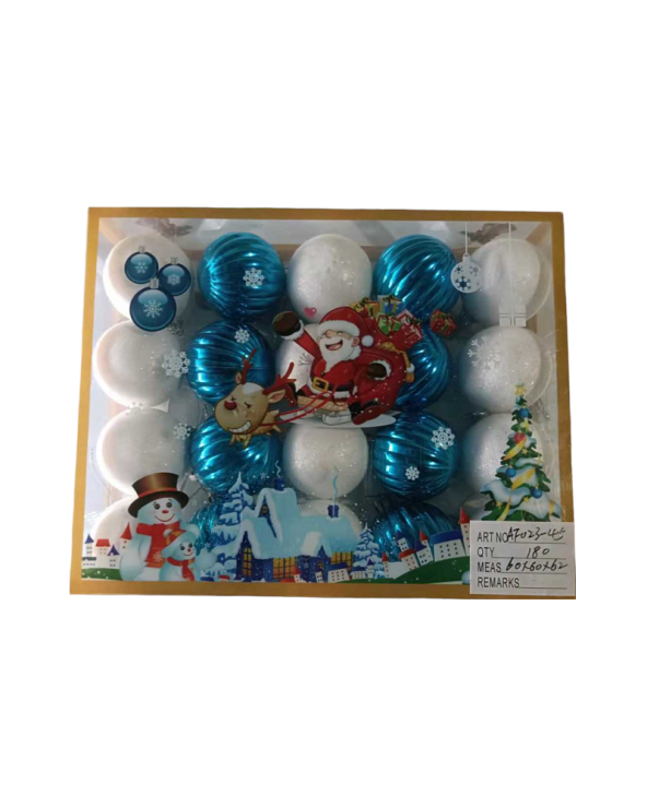 Σετ Χριστουγεννιάτικες μπάλες - 4cm - 20pcs