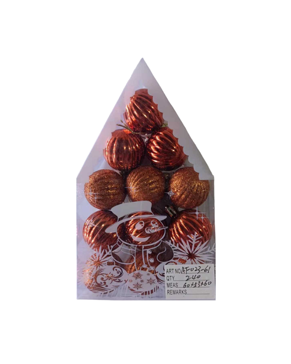 Σετ Χριστουγεννιάτικες μπάλες - 4cm - 12pcs