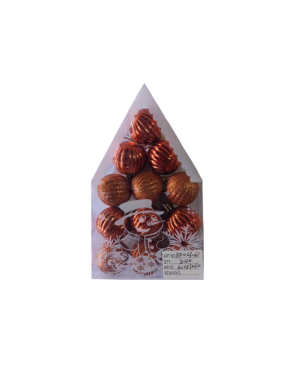 Σετ Χριστουγεννιάτικες μπάλες - 4cm - 12pcs