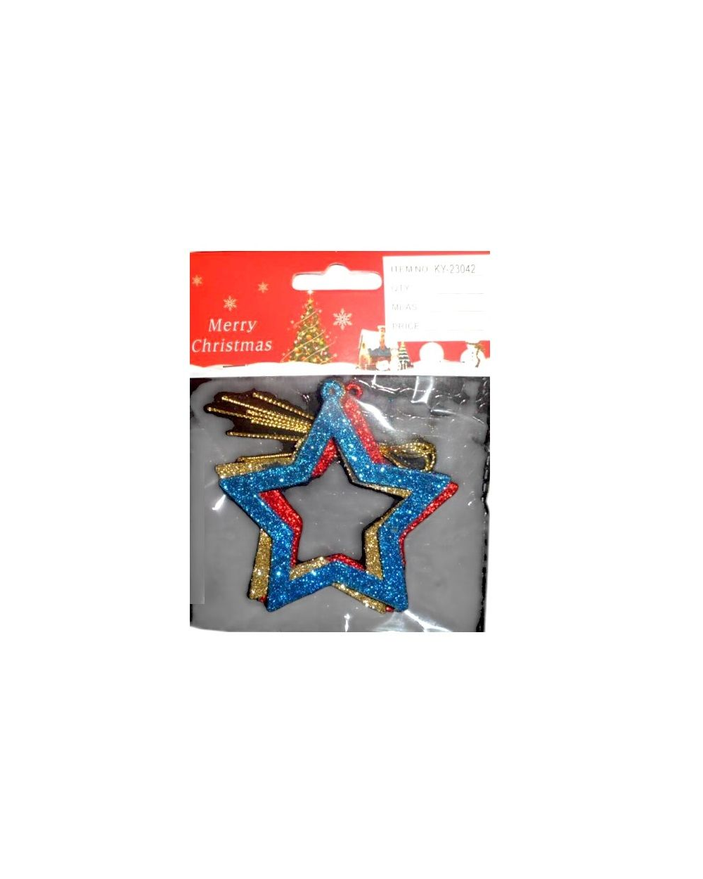 Σετ Χριστουγεννιάτικα στολίδια - 8.5*8.5cm - 3pcs