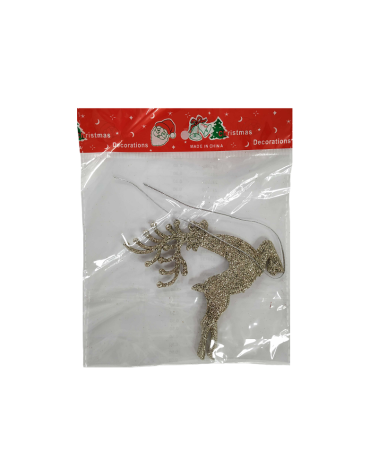Χριστουγεννιάτικo στολίδι - 13cm - 231222 - Silver