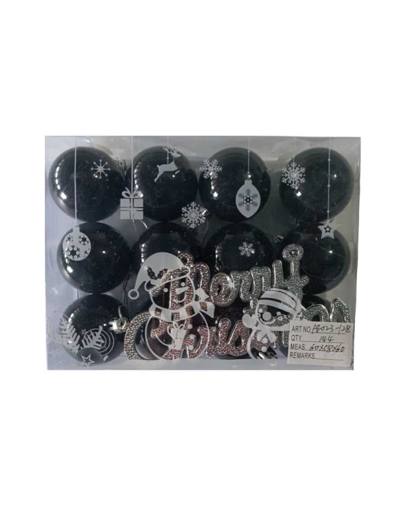 Σετ Χριστουγεννιάτικες μπάλες - 5cm - 12pcs