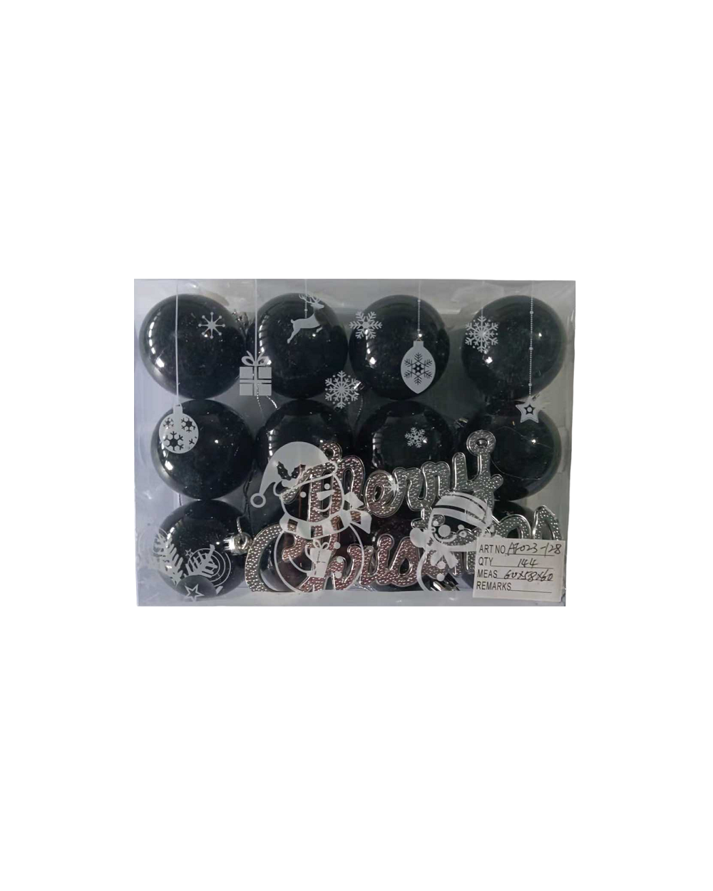 Σετ Χριστουγεννιάτικες μπάλες - 5cm - 12pcs