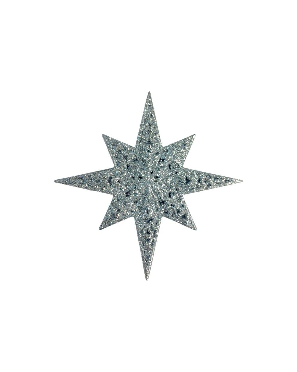 Χριστουγεννιάτικo στολίδι Αστέρι - 12cm - 23130 - Silver
