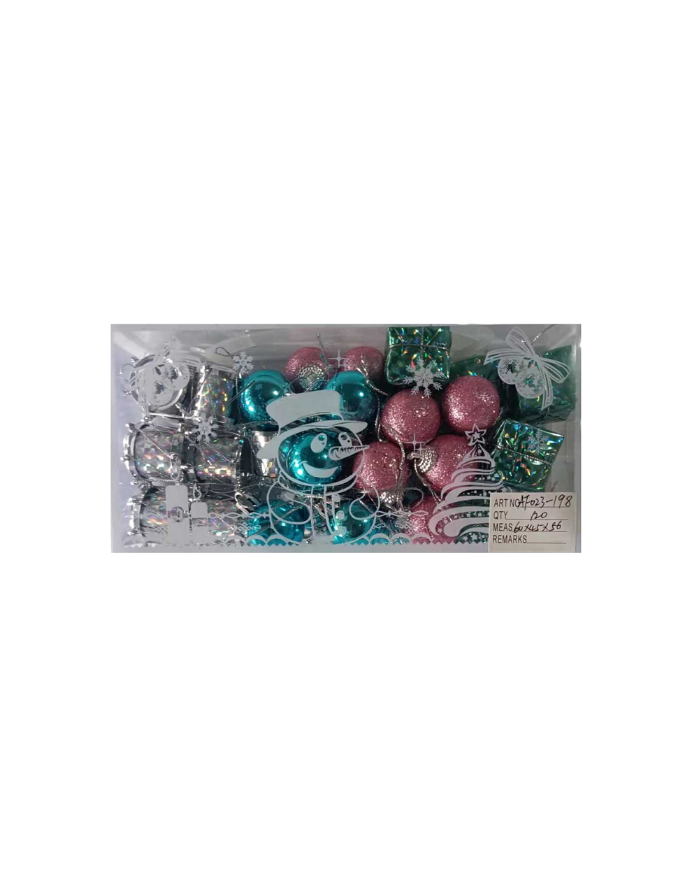 Σετ Χριστουγεννιάτικα στολίδια - 3cm - 32pcs - 23198