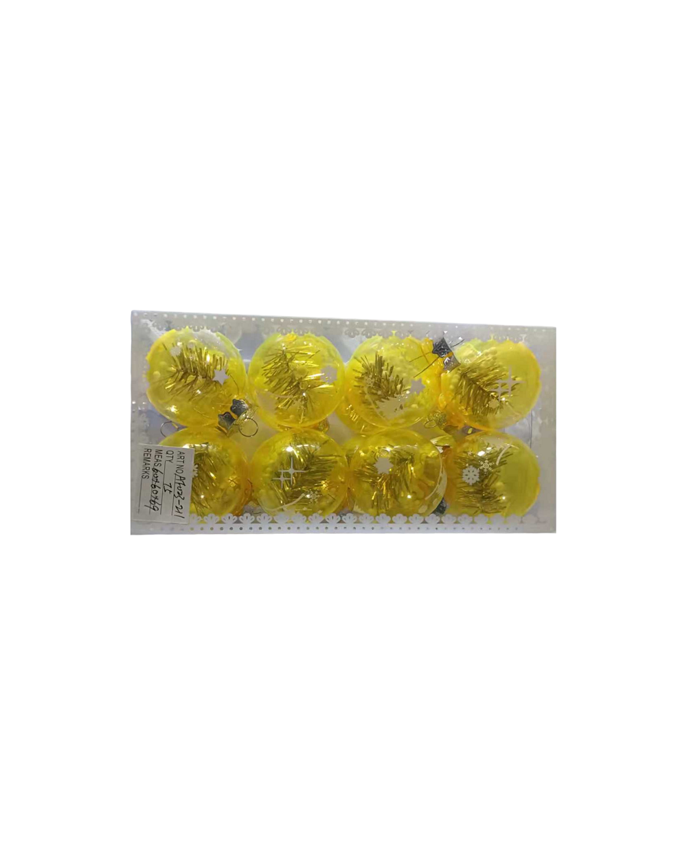 Σετ Χριστουγεννιάτικες μπάλες - 6cm - 16pcs