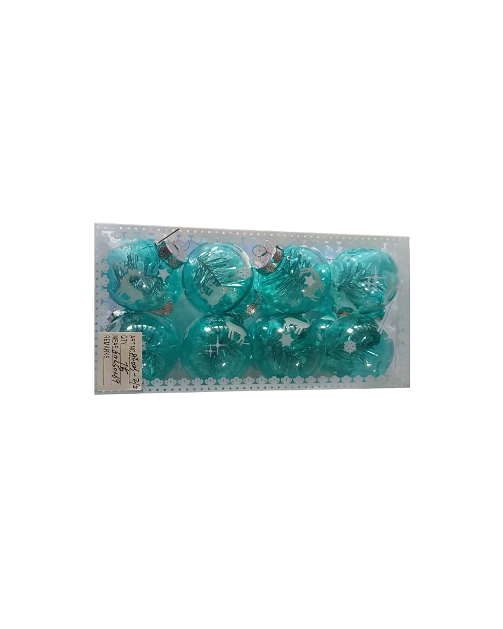 Σετ Χριστουγεννιάτικες μπάλες - 6cm - 16pcs