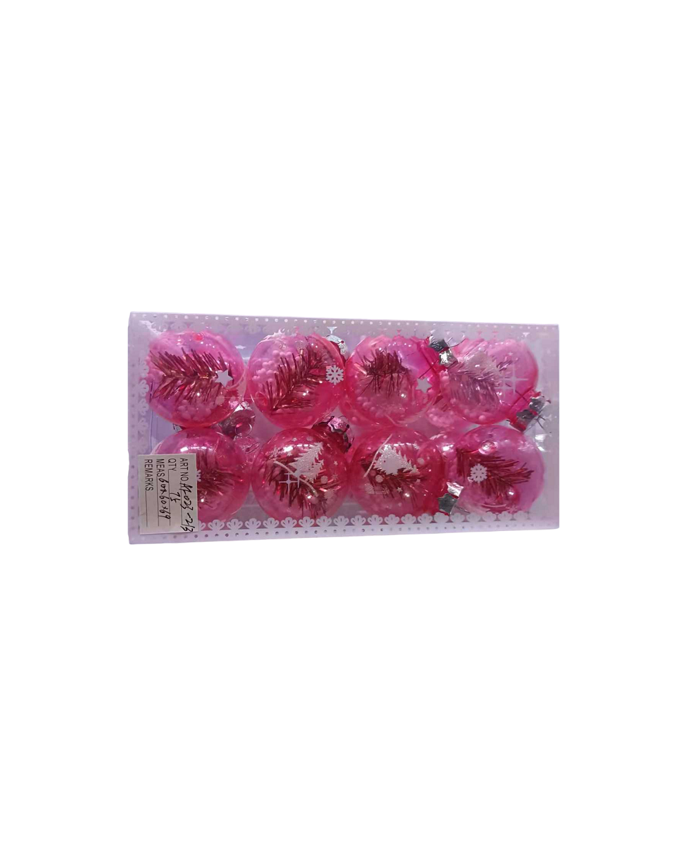 Σετ Χριστουγεννιάτικες μπάλες - 6cm - 16pcs