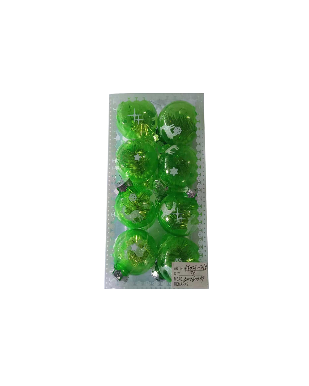 Σετ Χριστουγεννιάτικες μπάλες - 6cm - 16pcs