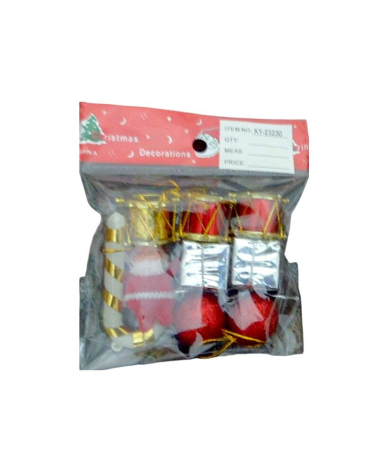 Σετ Χριστουγεννιάτικα στολίδια - 9pcs