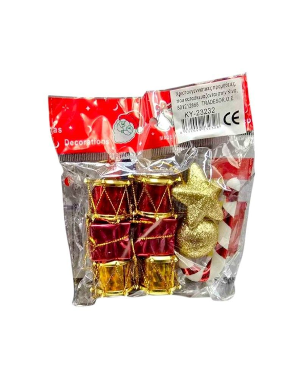 Σετ Χριστουγεννιάτικα στολίδια - 9pcs