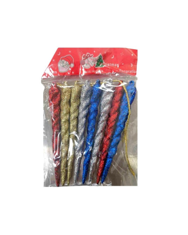 Σετ Χριστουγεννιάτικα στολίδια - 8pcs