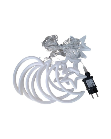 Χριστουγεννιάτικα φώτα LED - Κουρτίνα - 3m/10 - 272314 - Warm White