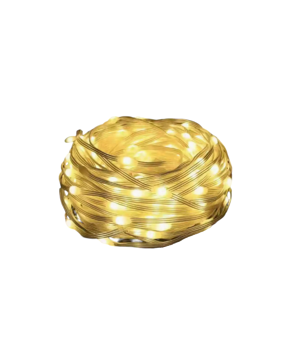 Χριστουγεννιάτικα φώτα LED με επένδυση - 10m/100LED - Warm White