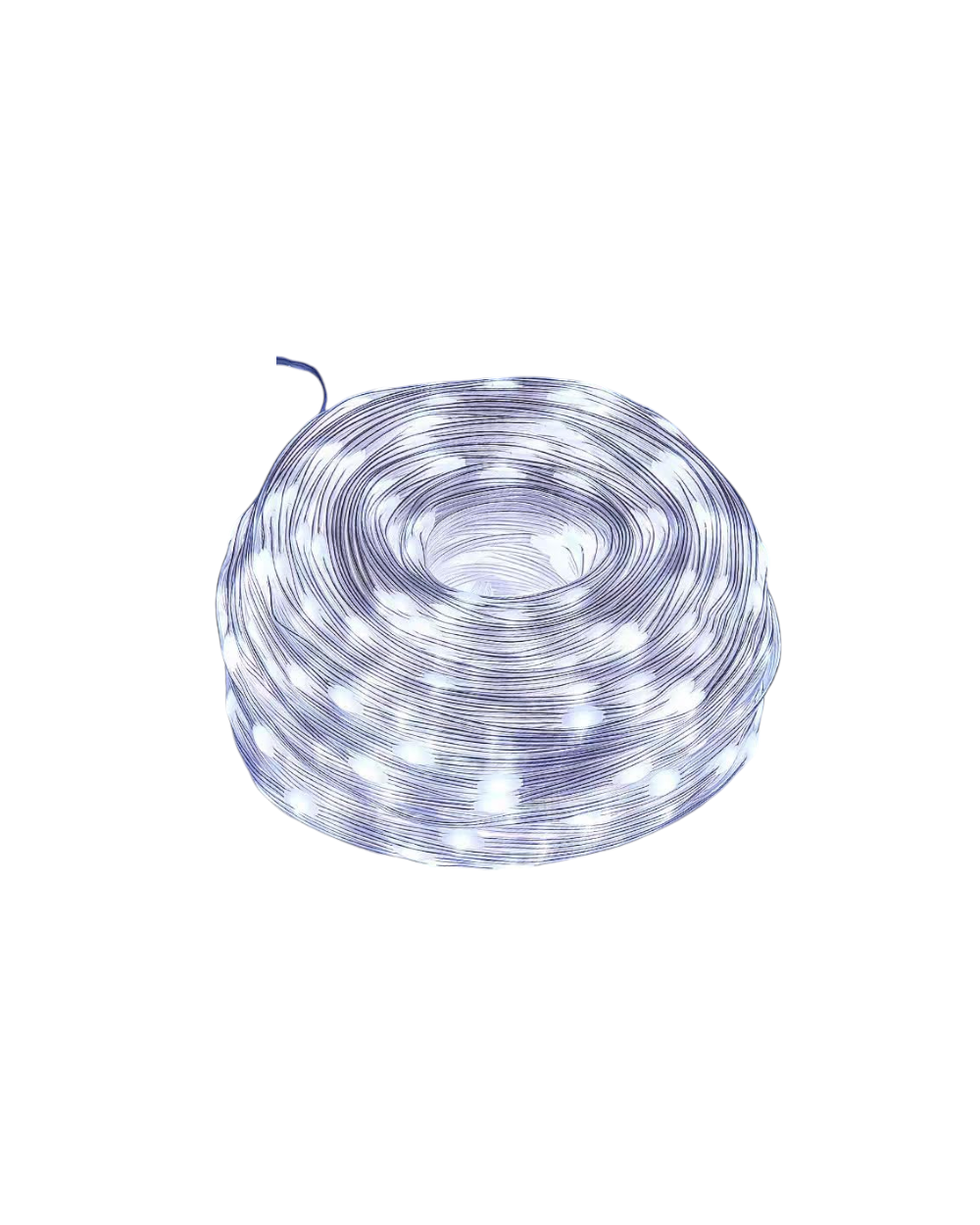 Χριστουγεννιάτικα φώτα LED με επένδυση - 10m/100LED - Cool White