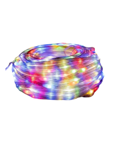 Χριστουγεννιάτικα φώτα LED με επένδυση - 50m/400LED - RGB